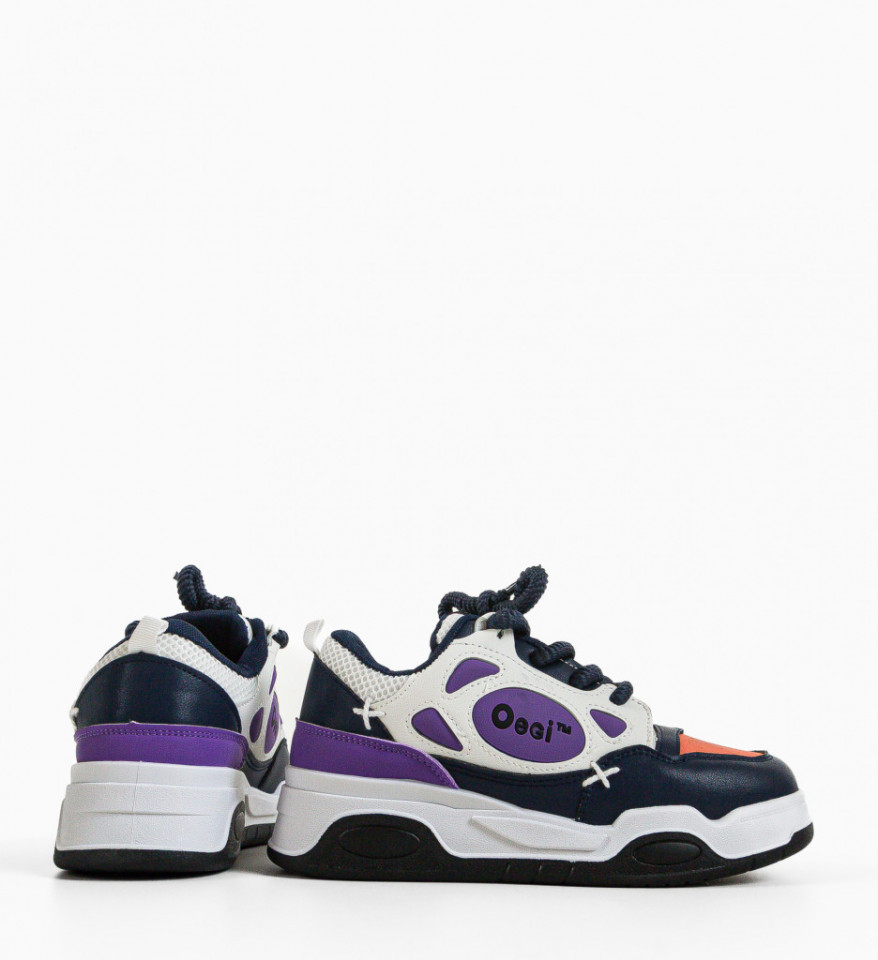 Pantofi sport Scarl Bleumarin - Img 2