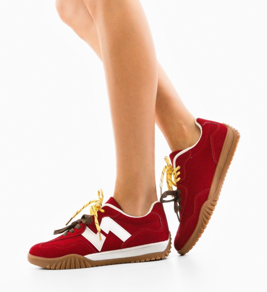 Pantofi Sport Velma Rosii - Img 4
