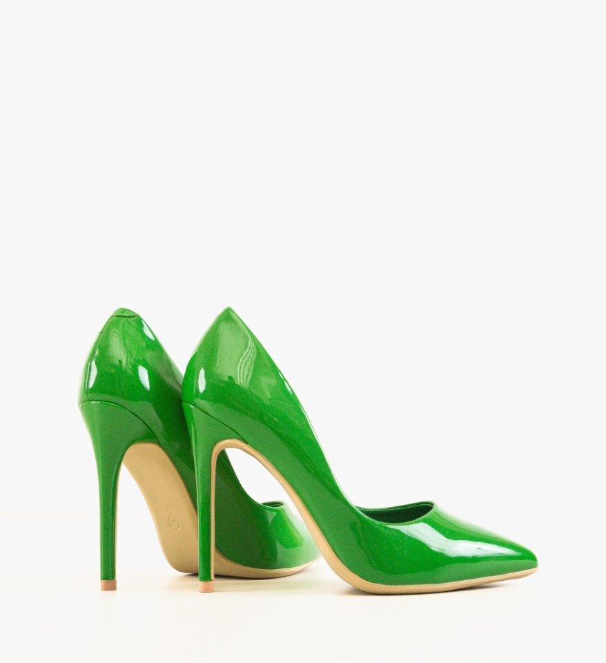 Pantofi stiletto dama Henriet Verzi - Img 3