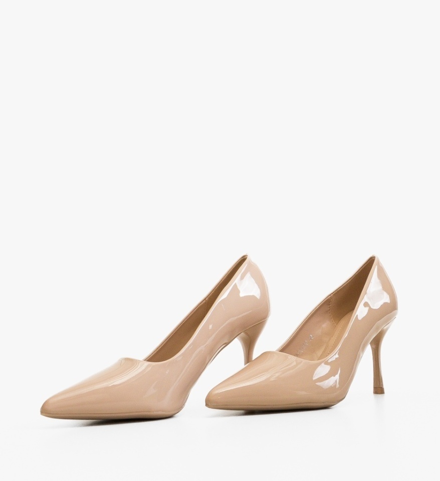 Pantofi stiletto dama Kas Nude - Img 2