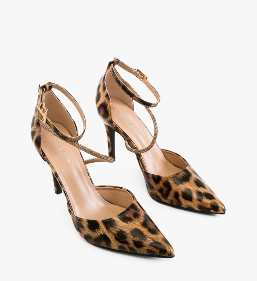 Pantofi stiletto dama Levvy Print - Img 4