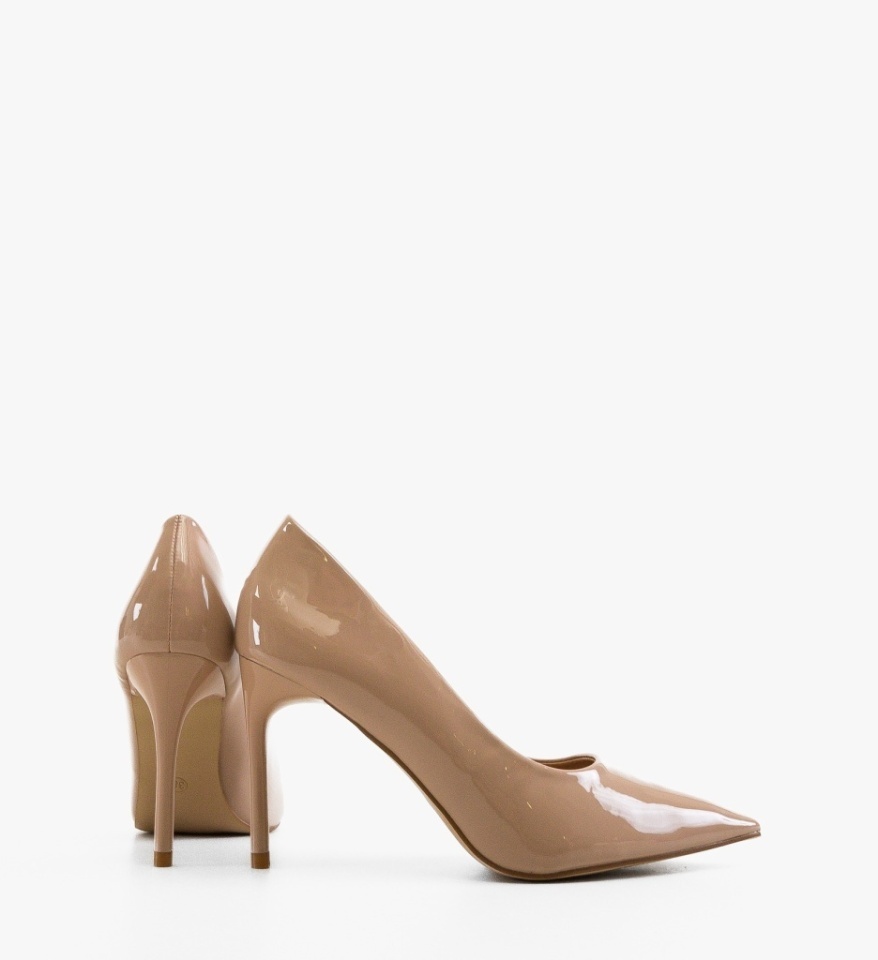 Pantofi stiletto dama Neybar Bej - Img 2