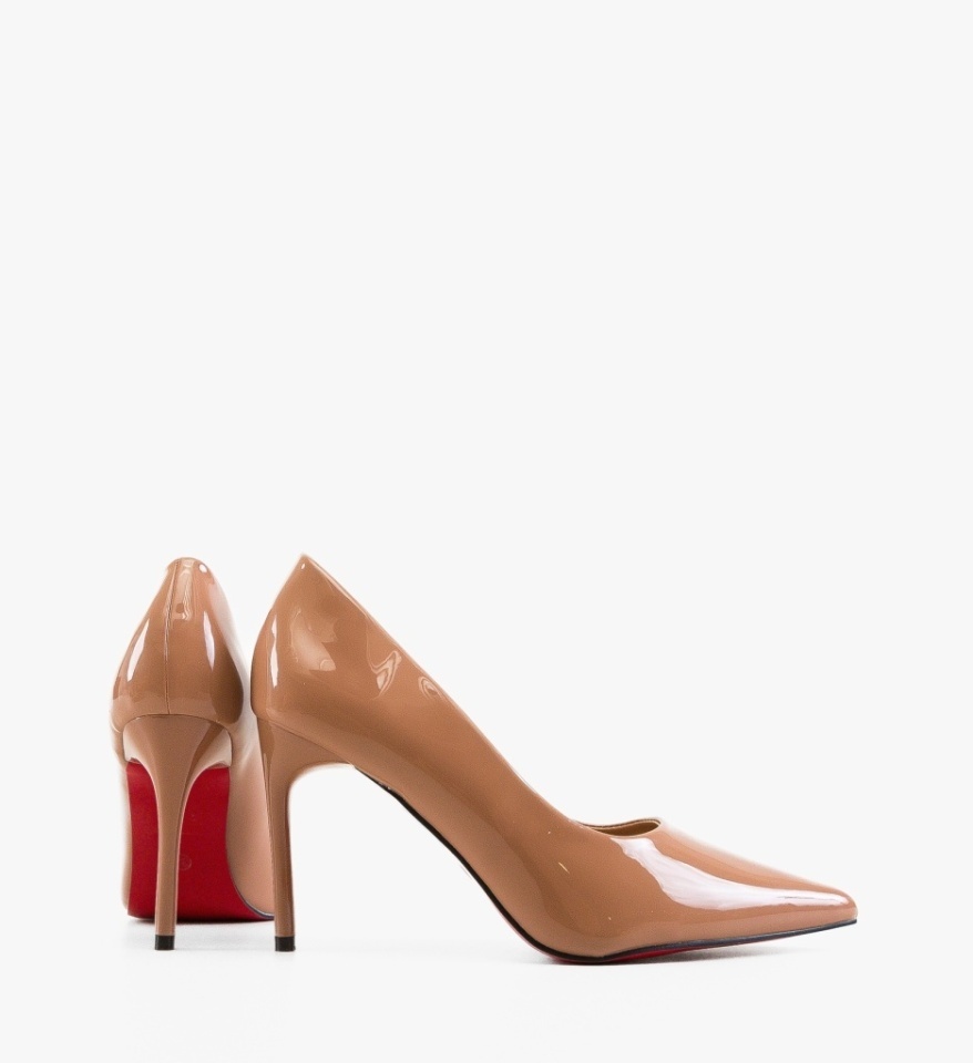 Pantofi stiletto dama Neybar Nude - Img 4