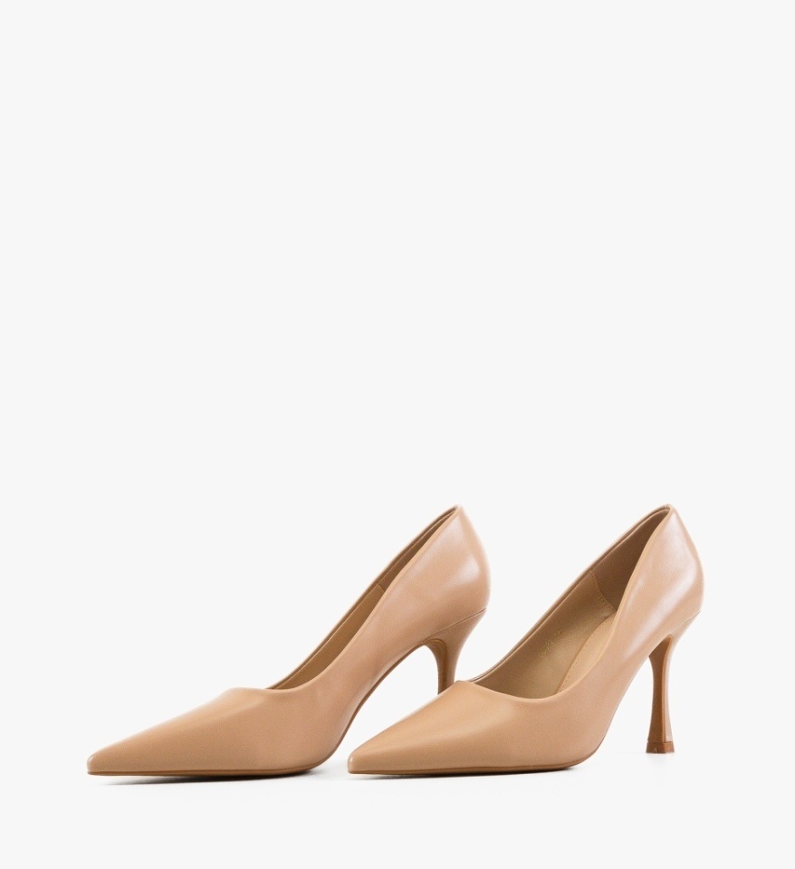 Pantofi stiletto dama Smart Bej - Img 3