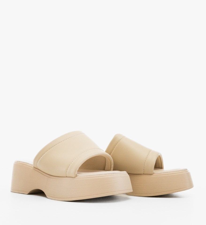 Platforme dama Duncan Bej - Img 5