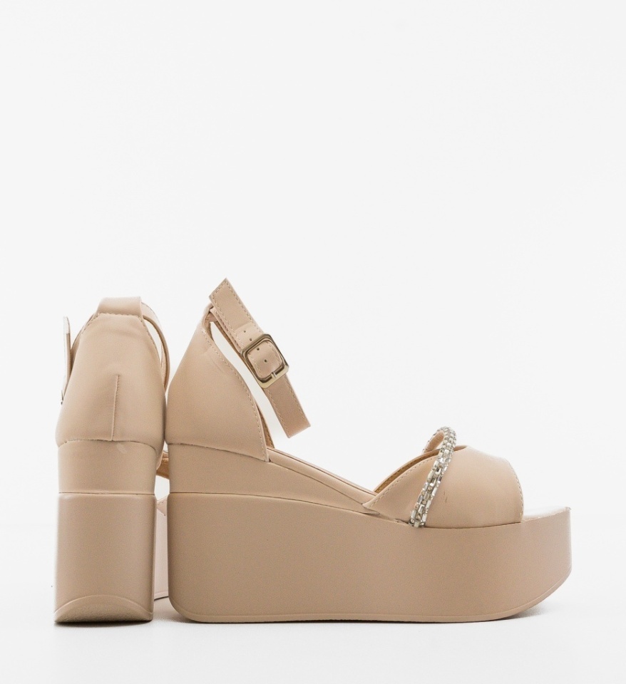 Platforme dama Karena Bej - Img 3