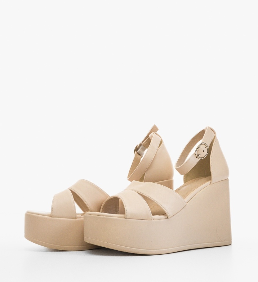 Platforme dama Kiana Bej - Img 3