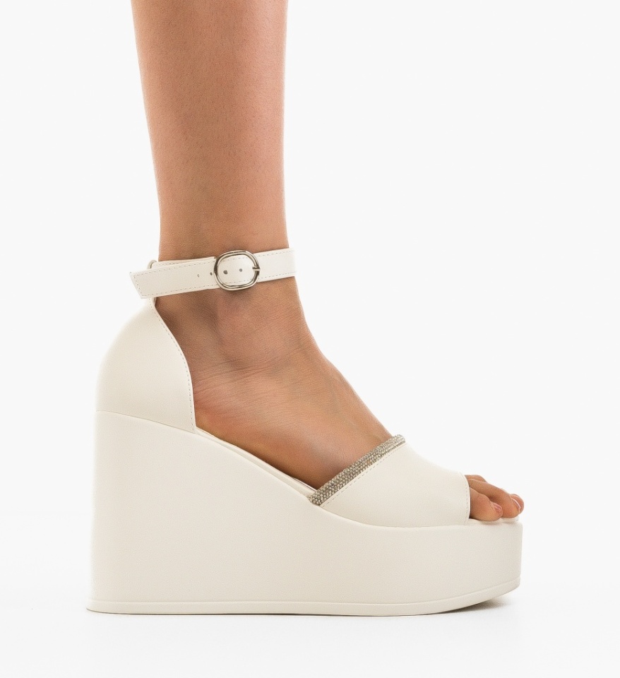 Platforme dama Kraff Albe