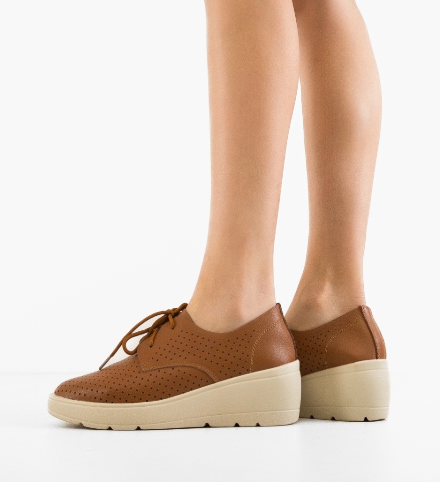 Platforme dama Mersonk Camel - Img 5