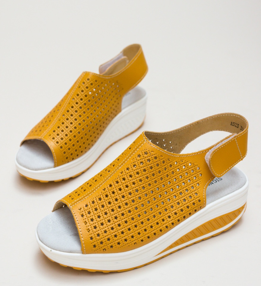 Platforme Liberty Galbene - Img 12