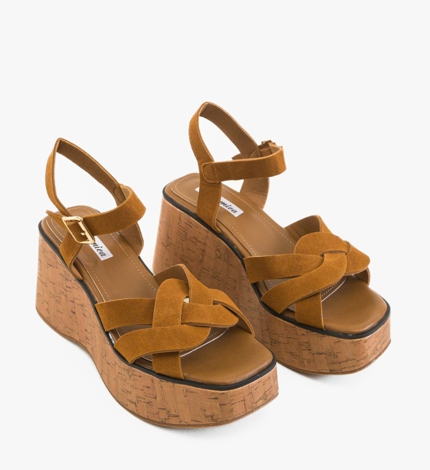 Sandale dama Atagey Camel - Img 3