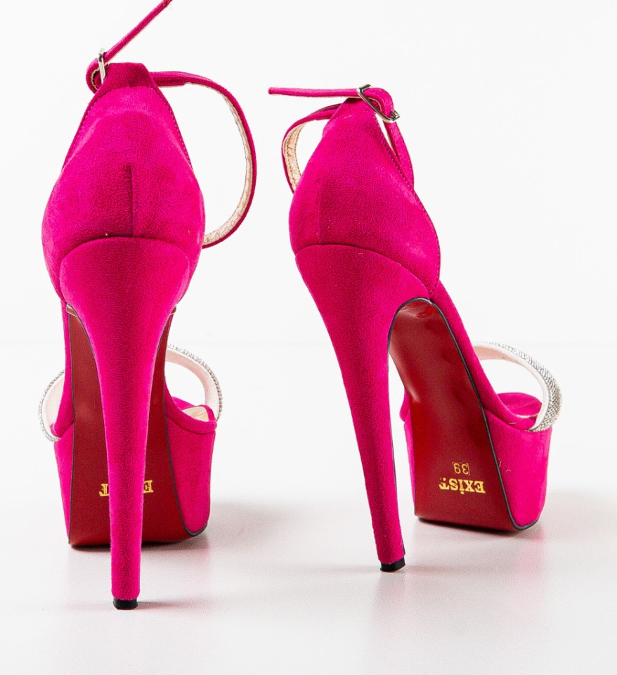 Sandale dama Gafak Fuchsia - Img 4