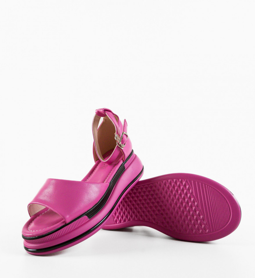 Sandale dama Grifon Fuchsia - Img 5