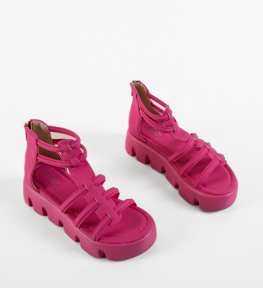 Sandale dama Rabat Fuchsia - Img 2