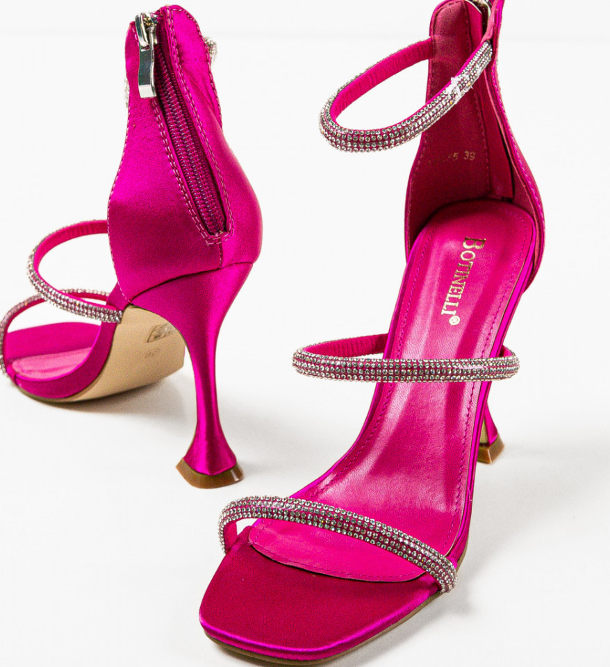 Sandale dama Teset Fuchsia - Img 4