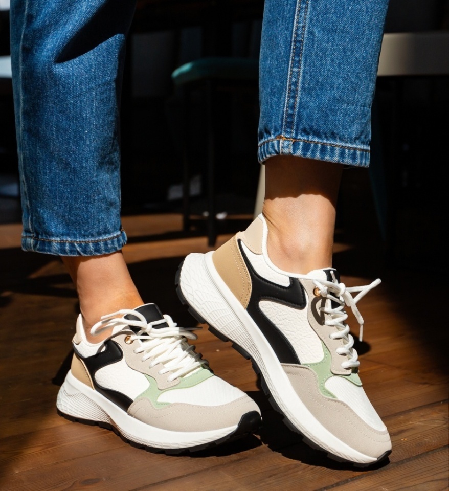 Sneakers dama Alina Gri - Img 6
