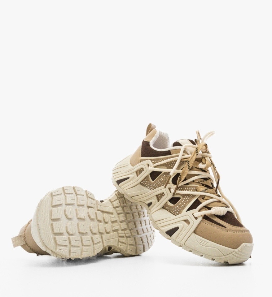 Sneakers dama Anka Bej - Img 2