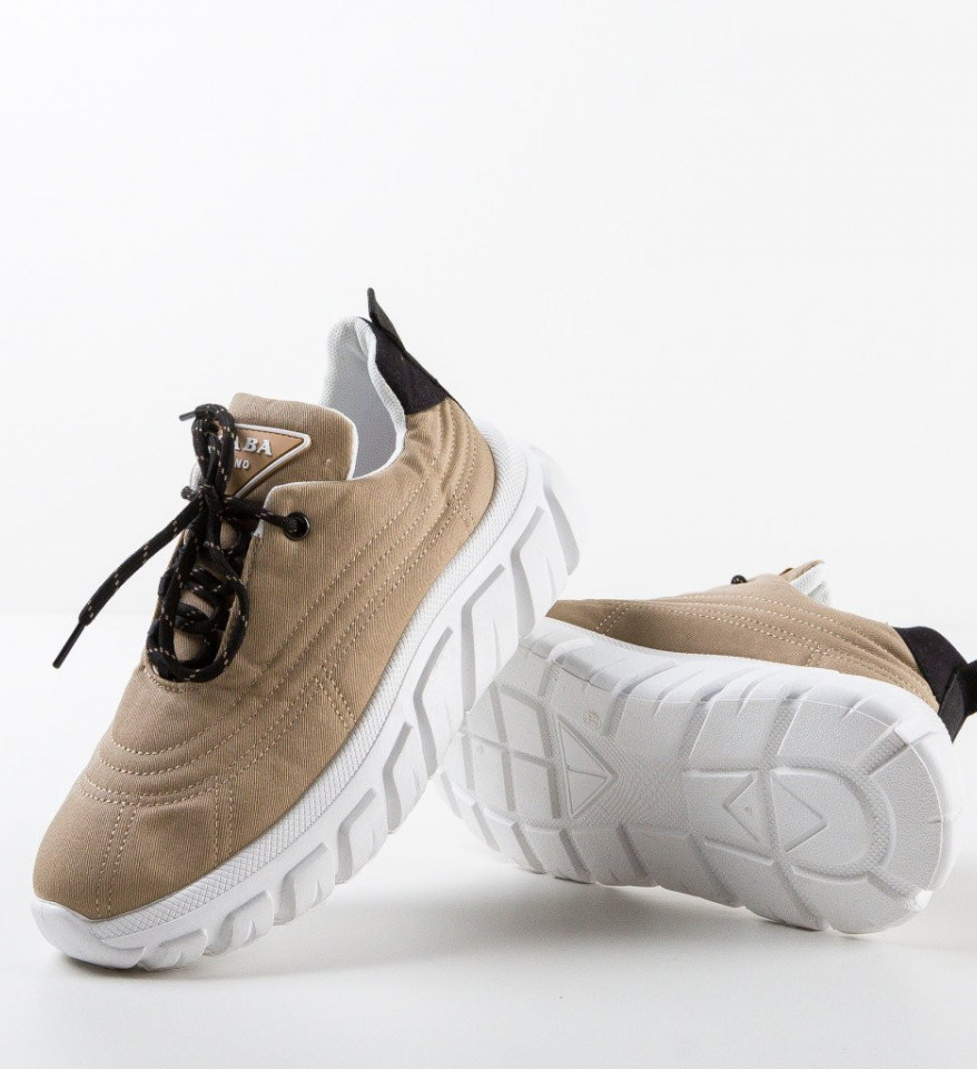 Sneakers dama Aviana Khaki - Img 4