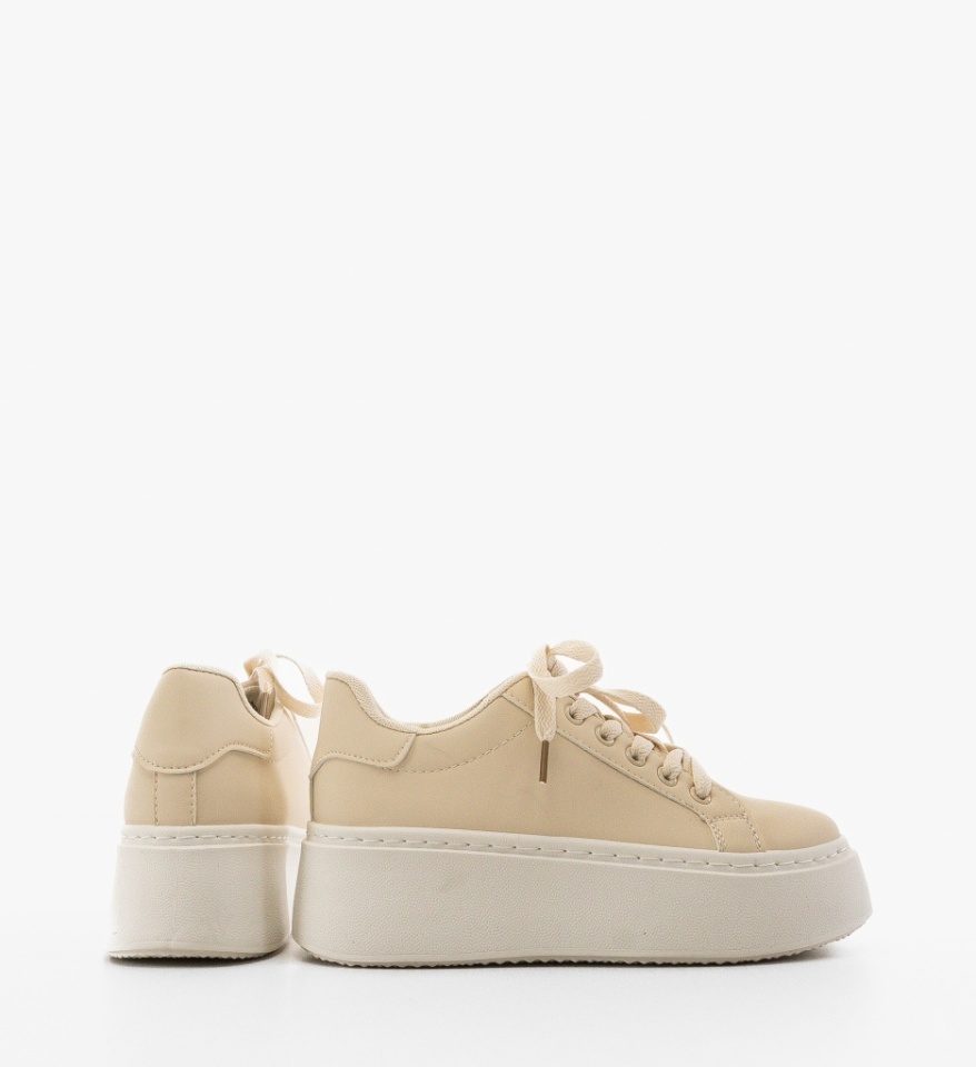 Sneakers dama Berha Bej - Img 3