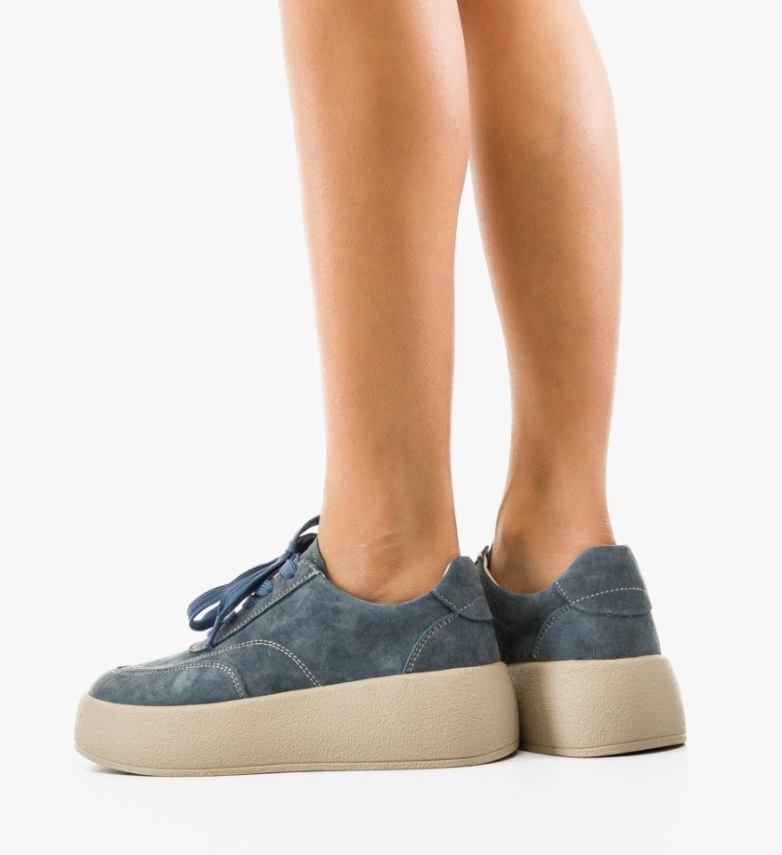 Sneakers dama Brittni Albastri - Img 2