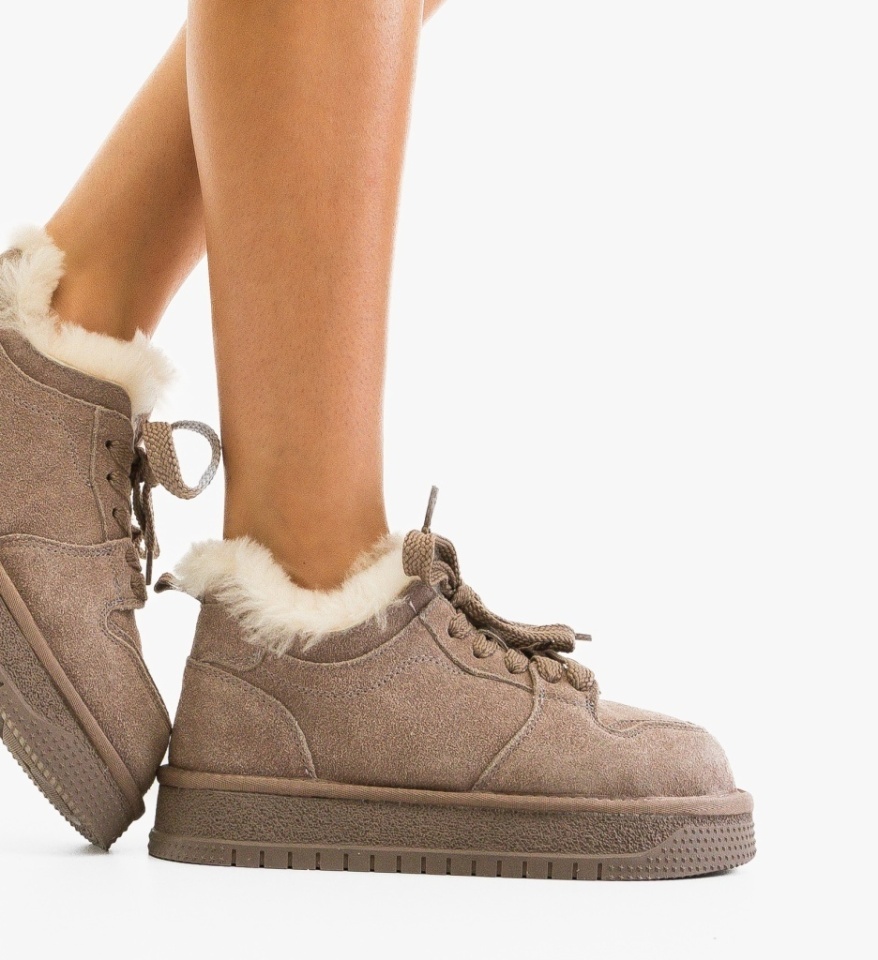 Sneakers dama Caberme Gri - Img 3