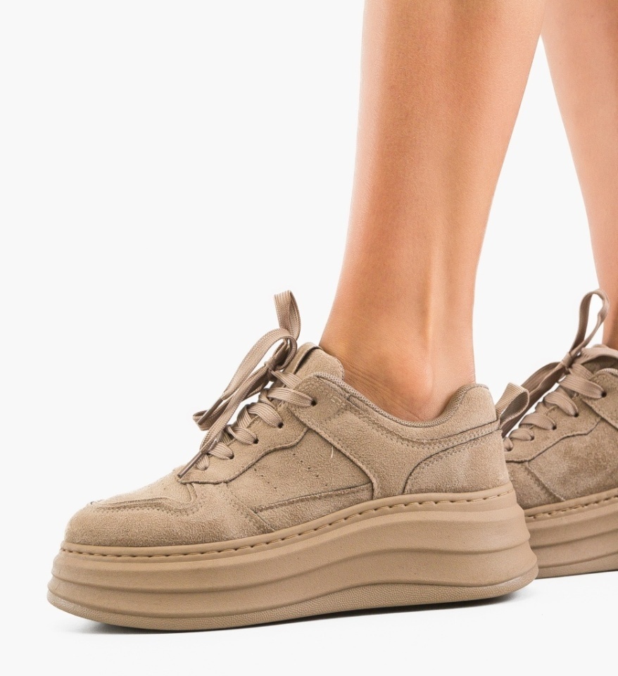 Sneakers dama Difoni Khaki - Img 6