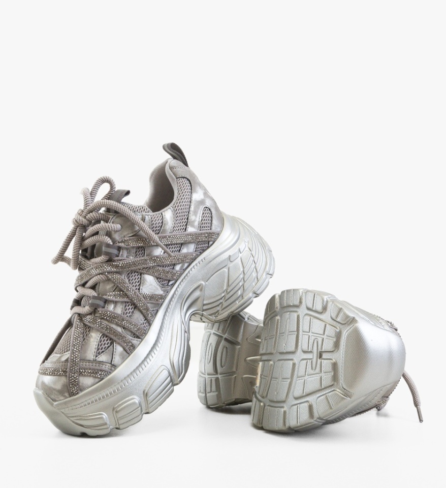 Sneakers dama Dony Gri - Img 2