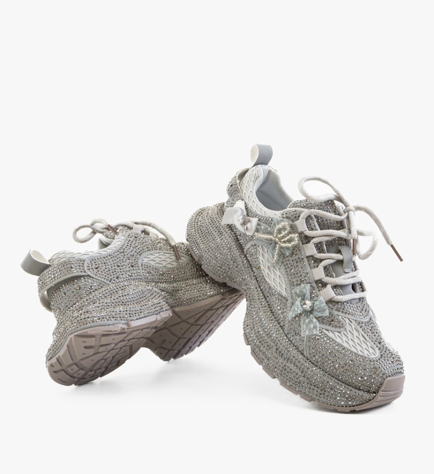 Sneakers dama Dunndy Argintii - Img 2