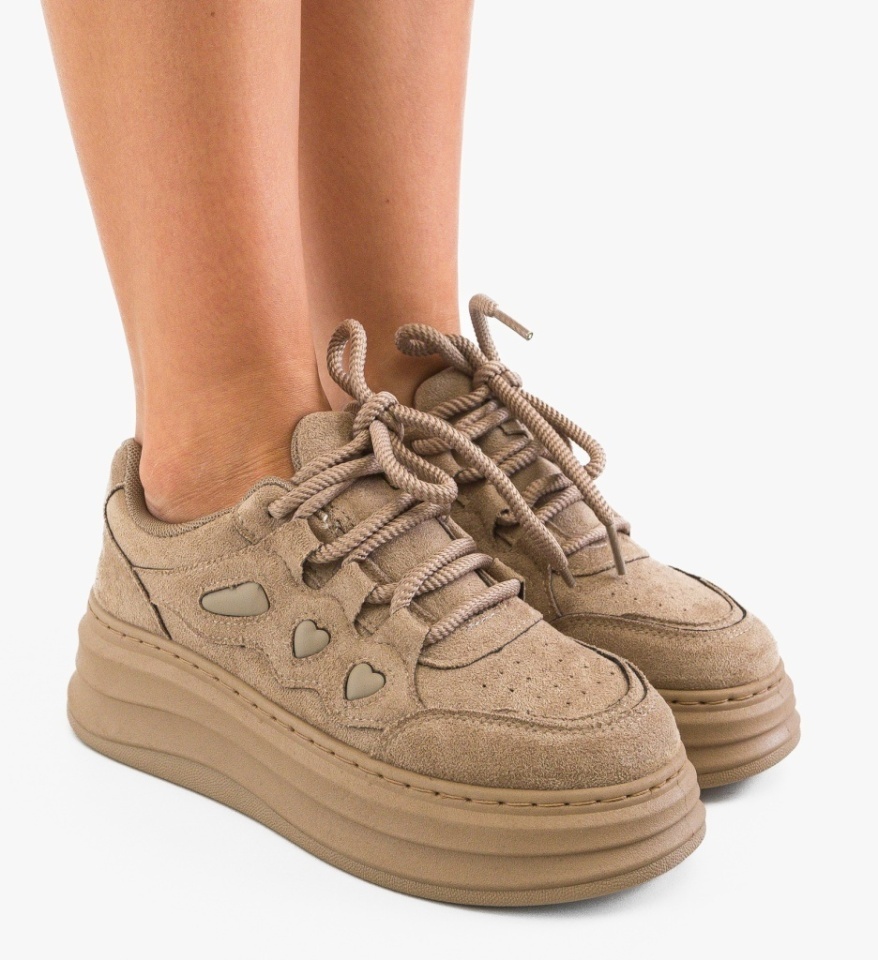 Sneakers dama Fobrey Khaki - Img 6