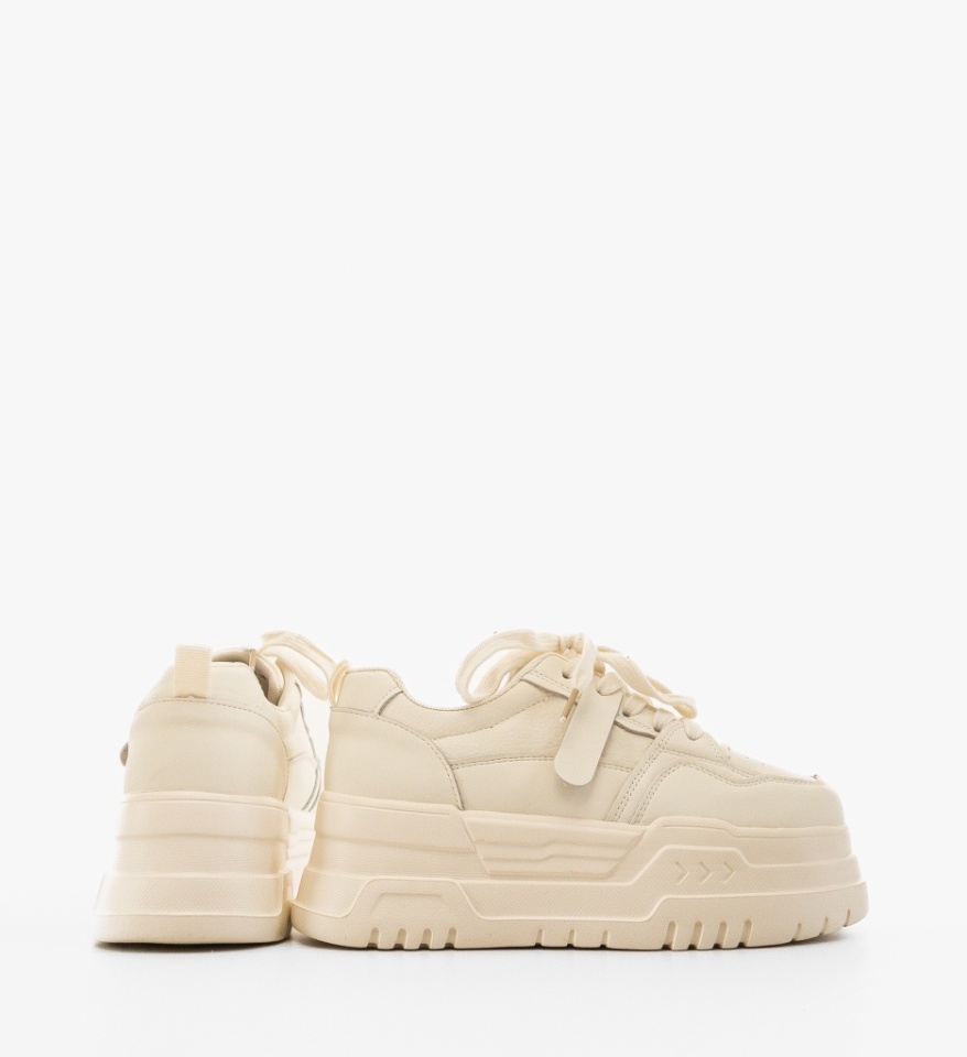 Sneakers dama Hift Bej - Img 4