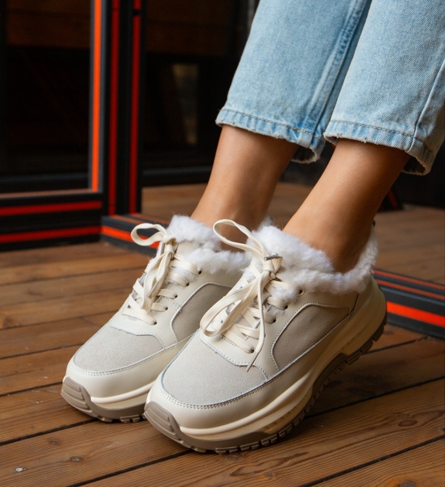 Sneakers dama Jahe Bej - Img 3