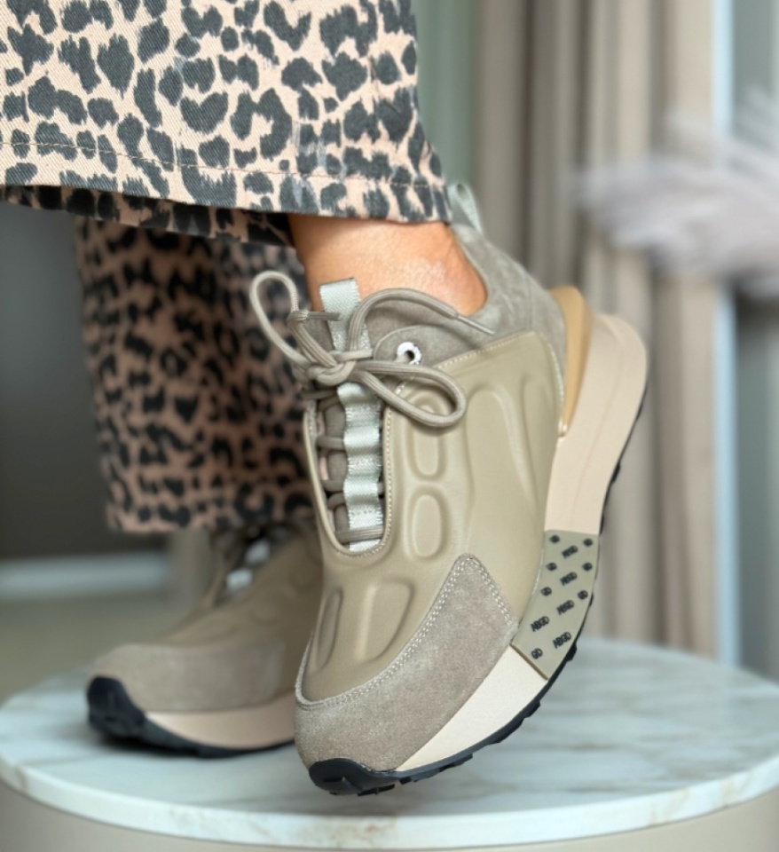 Sneakers dama Kajmer Khaki - Img 12