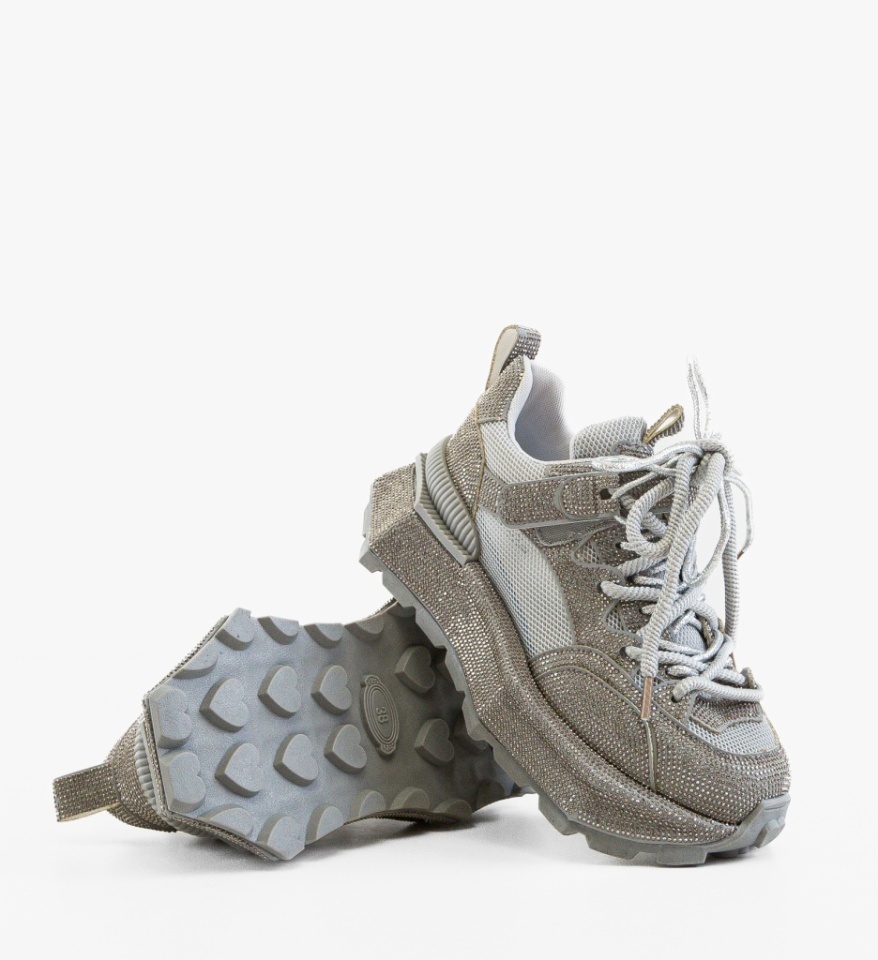 Sneakers dama Kombat Gri - Img 3