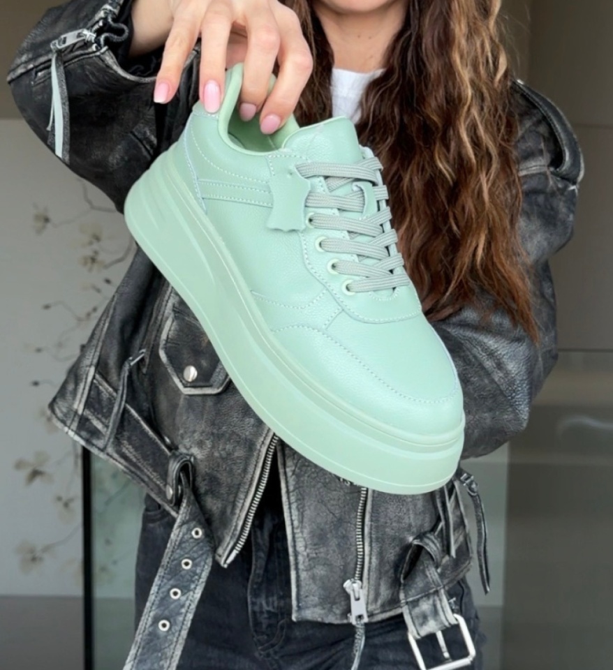 Sneakers dama Momda Verzi - Img 10