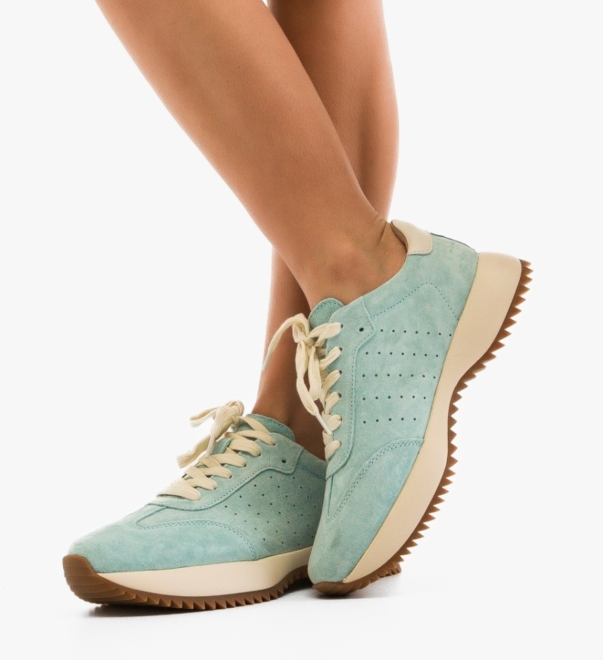 Sneakers dama Mumbay Albastri - Img 3