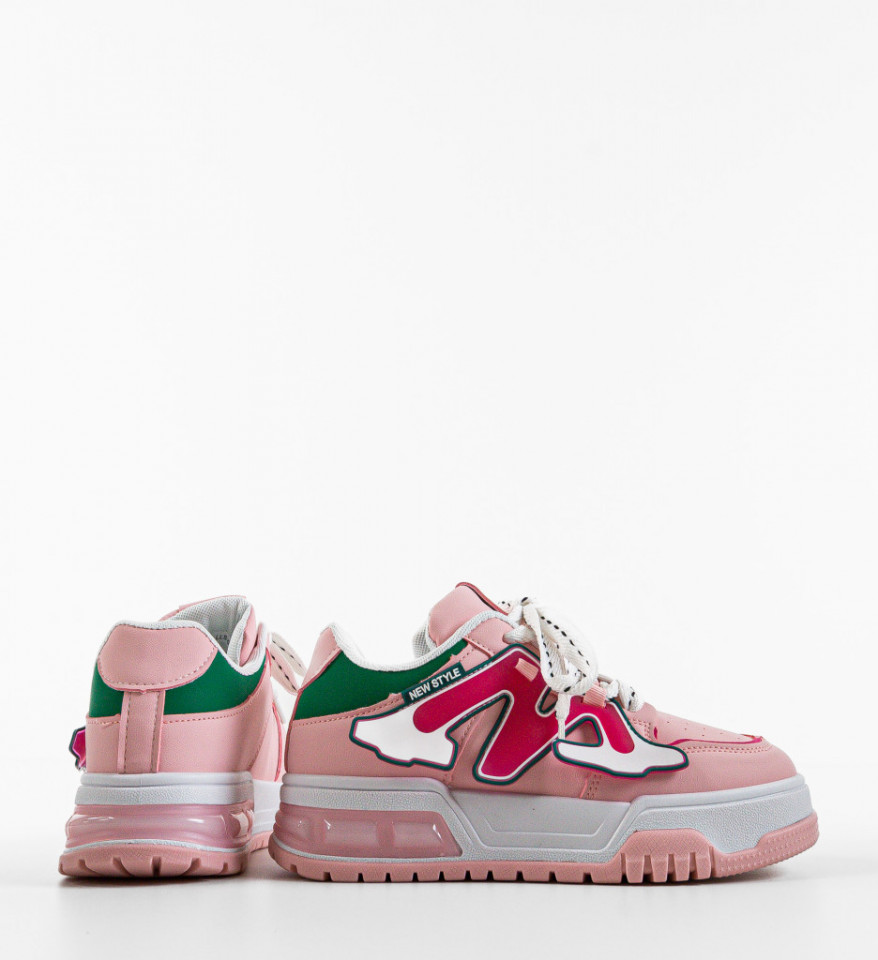 Sneakers dama Niustile Roz - Img 2