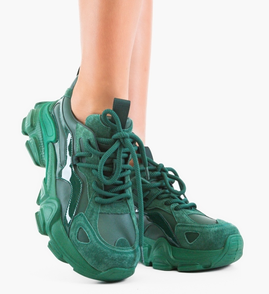 Sneakers dama Noryha Verzi - Img 4