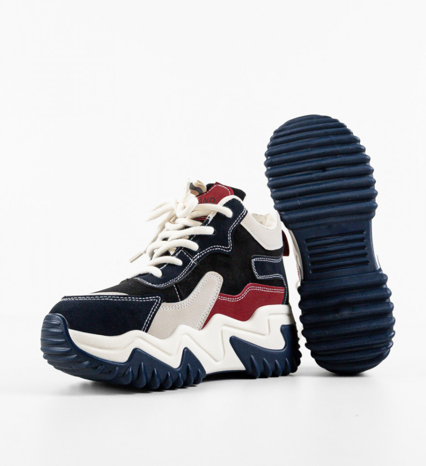 Sneakers dama Orangyna Bleumarin - Img 2