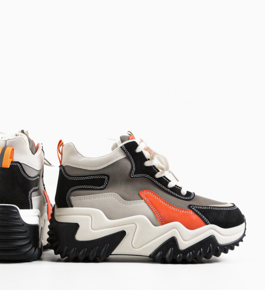 Sneakers dama Orangyna Gri - Img 4