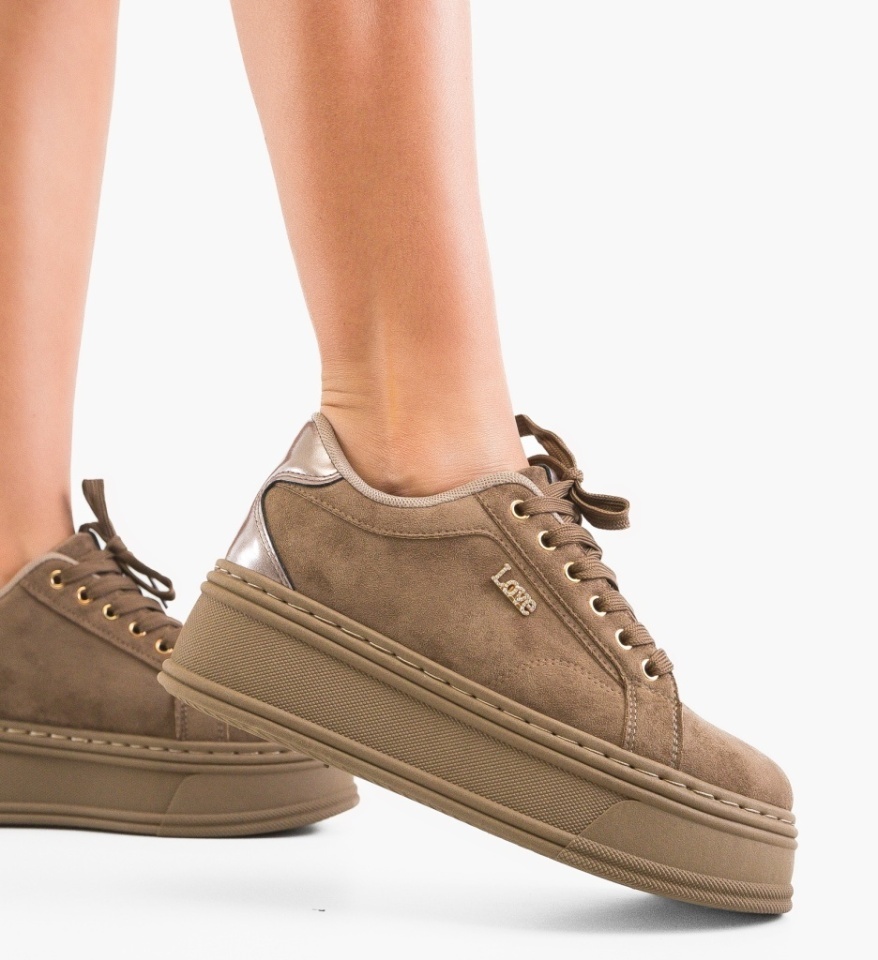 Sneakers dama Rown Khaki - Img 4