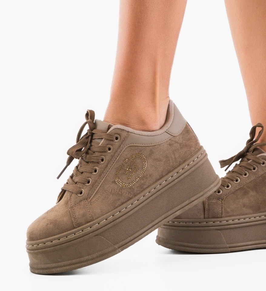 Sneakers dama Skila Khaki - Img 5