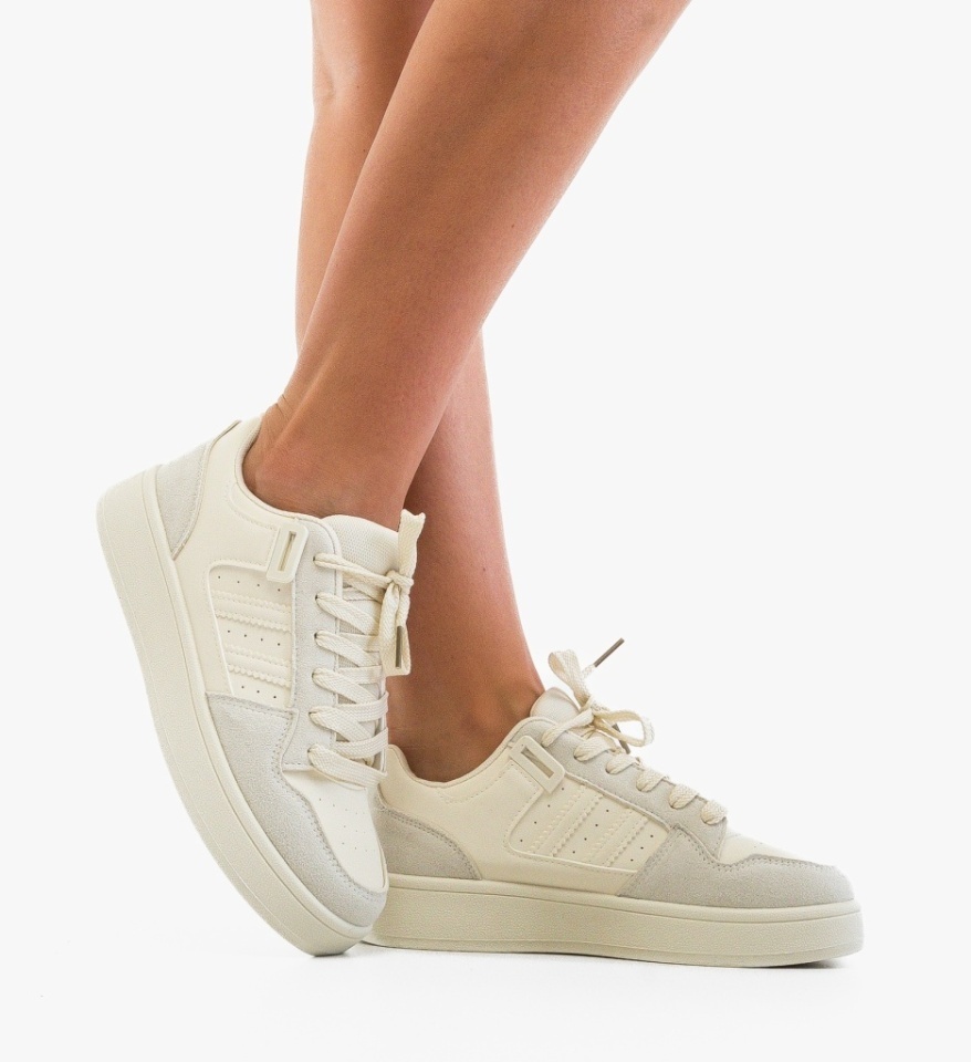 Sneakers dama Spring Bej - Img 4