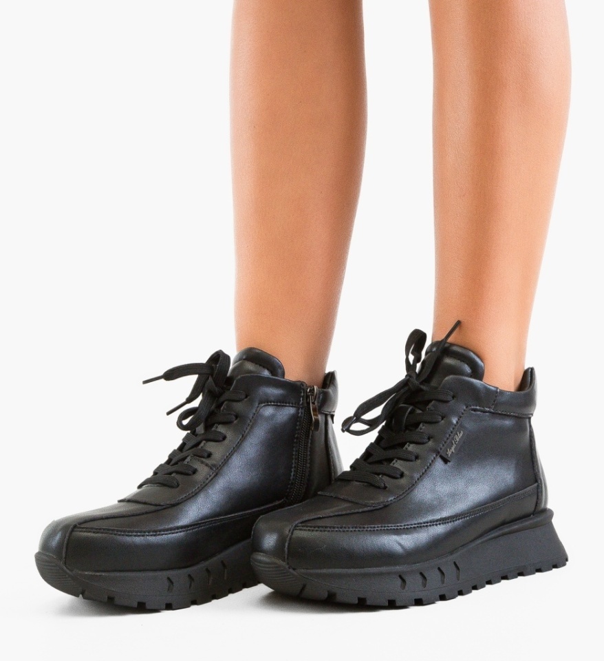 Sneakers dama Tek Negre - Img 5