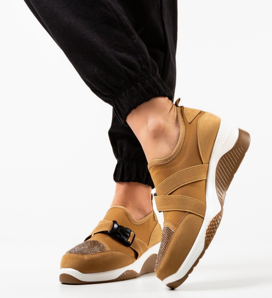 Sneakers dama Tensive Khaki - Img 5