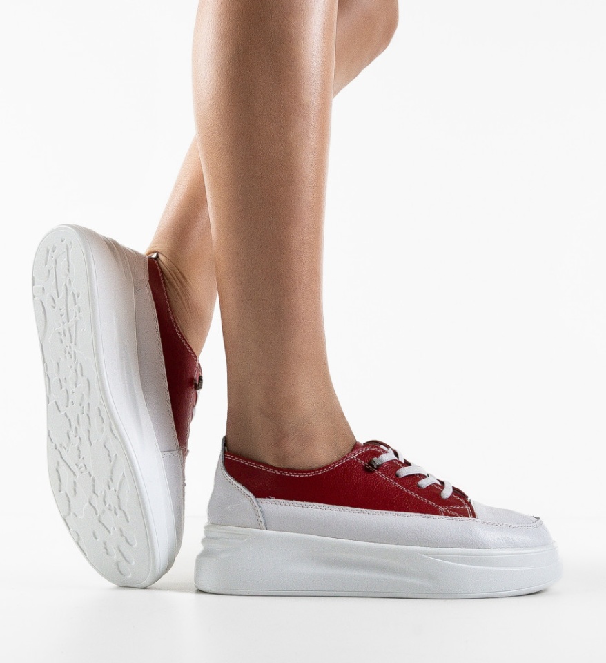 Sneakers dama Versec Rosii - Img 6