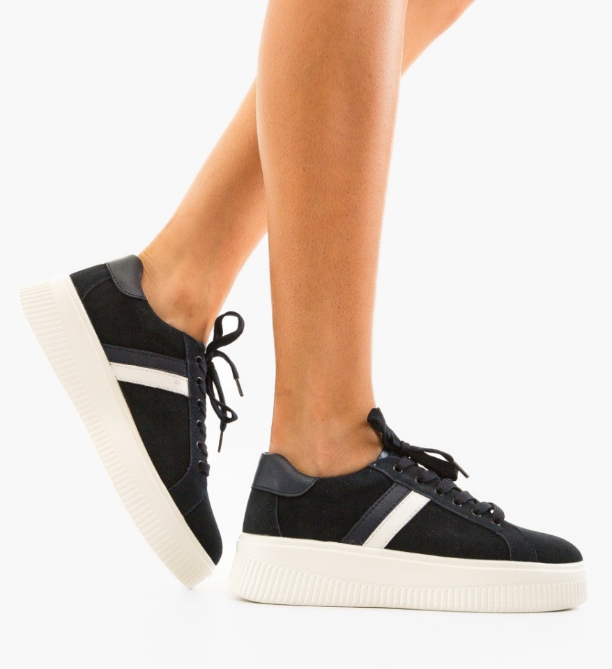 Sneakers dama Wansa Bleumarin - Img 6