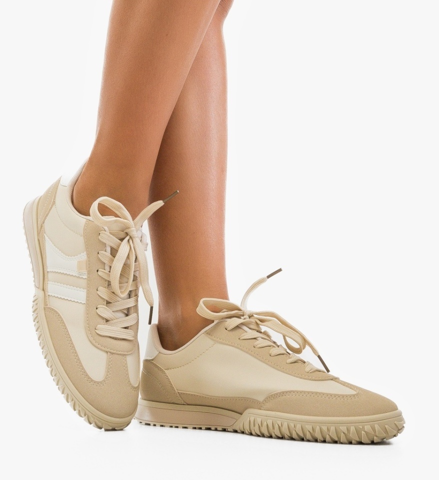 Sneakers dama Zeciu Bej - Img 5