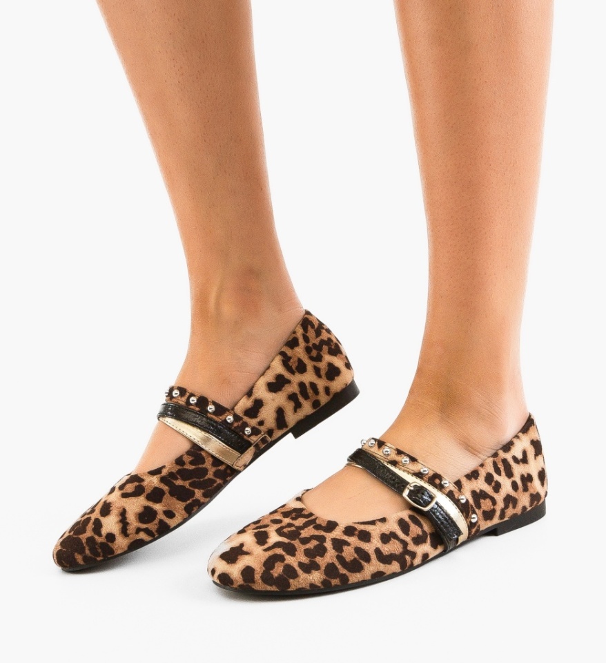 Balerini dama Doher Animal Print - Img 1