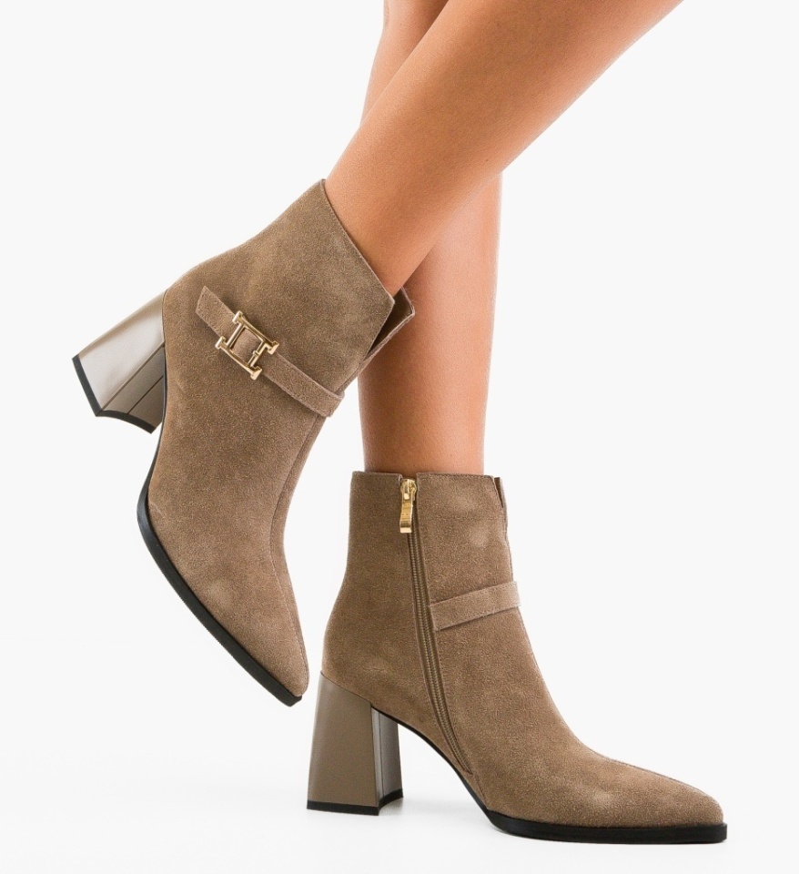 Botine dama Areha Khaki - Img 4