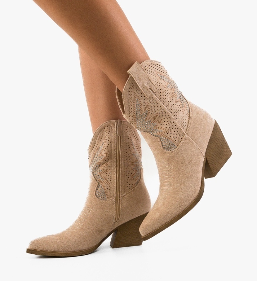 Botine dama Buroca Bej - Img 6